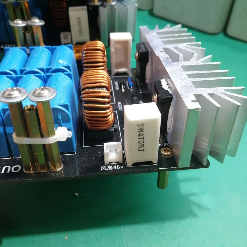  1200W ZVS high frequency induction heating machine high frequency quenching medium frequency furnac