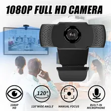 Full HD 1080P Web Cam Desktop PC Video Calling Webcam Camera with Microphone for Live Broadcast Video Calling Conference Work