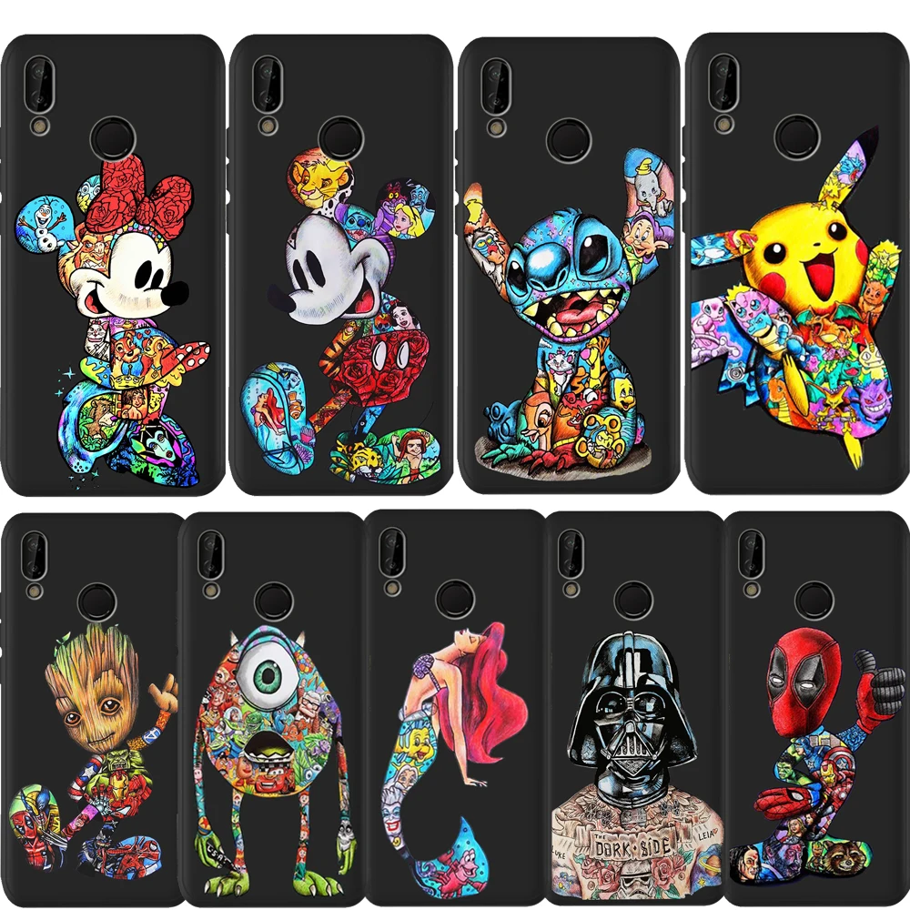 Marvel Дэдпул Ститч Джокер мышь DIY пользовательский чехол для телефона huawei mate 30 Pro 10 20