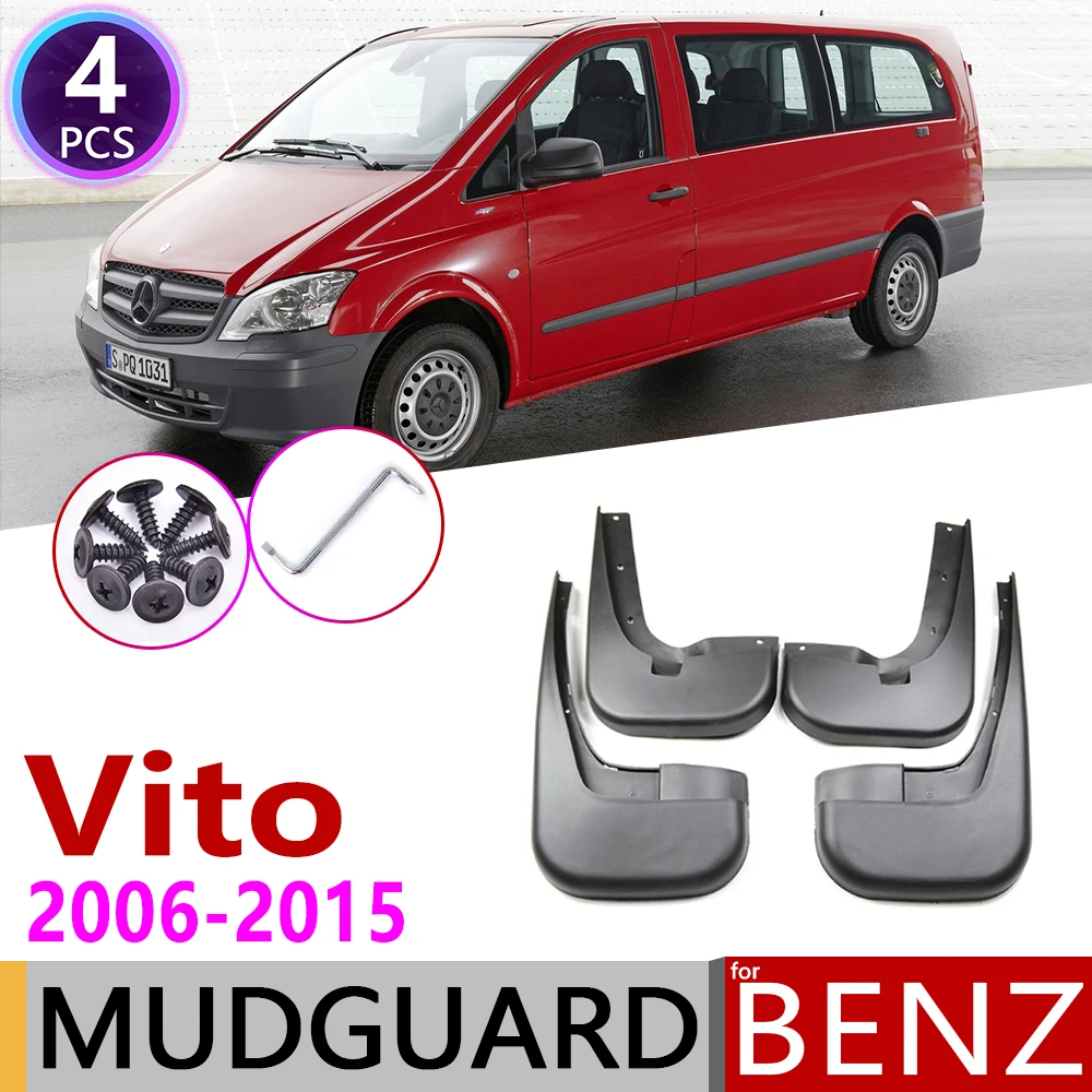 Брызговик для Mercedes Benz Vito Viano 2006 ~ 2015 W639 крыло грязи брызговик ЛОСКУТ аксессуары