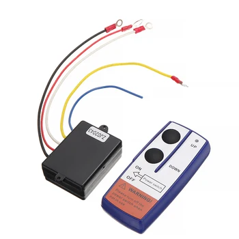 

1pc 12V Car Wireless Winch Electric Remote Control With 1pc Manual Transmitter Set Truck ATV SUV Truck Vehicle Trailer Kit