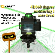 Лазерный уровень 16 линий зеленая линия 4D самонивелирующийся 360 горизонтальный и вертикальный супер мощный лазерный уровень зеленый луч лазер