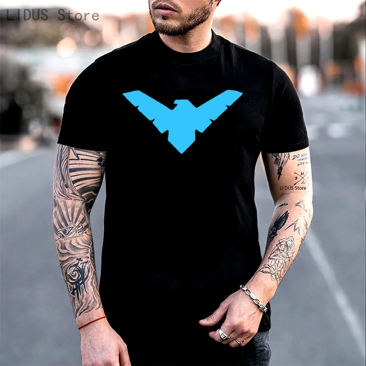 shirt Robin Black Graphic Novel Comic 