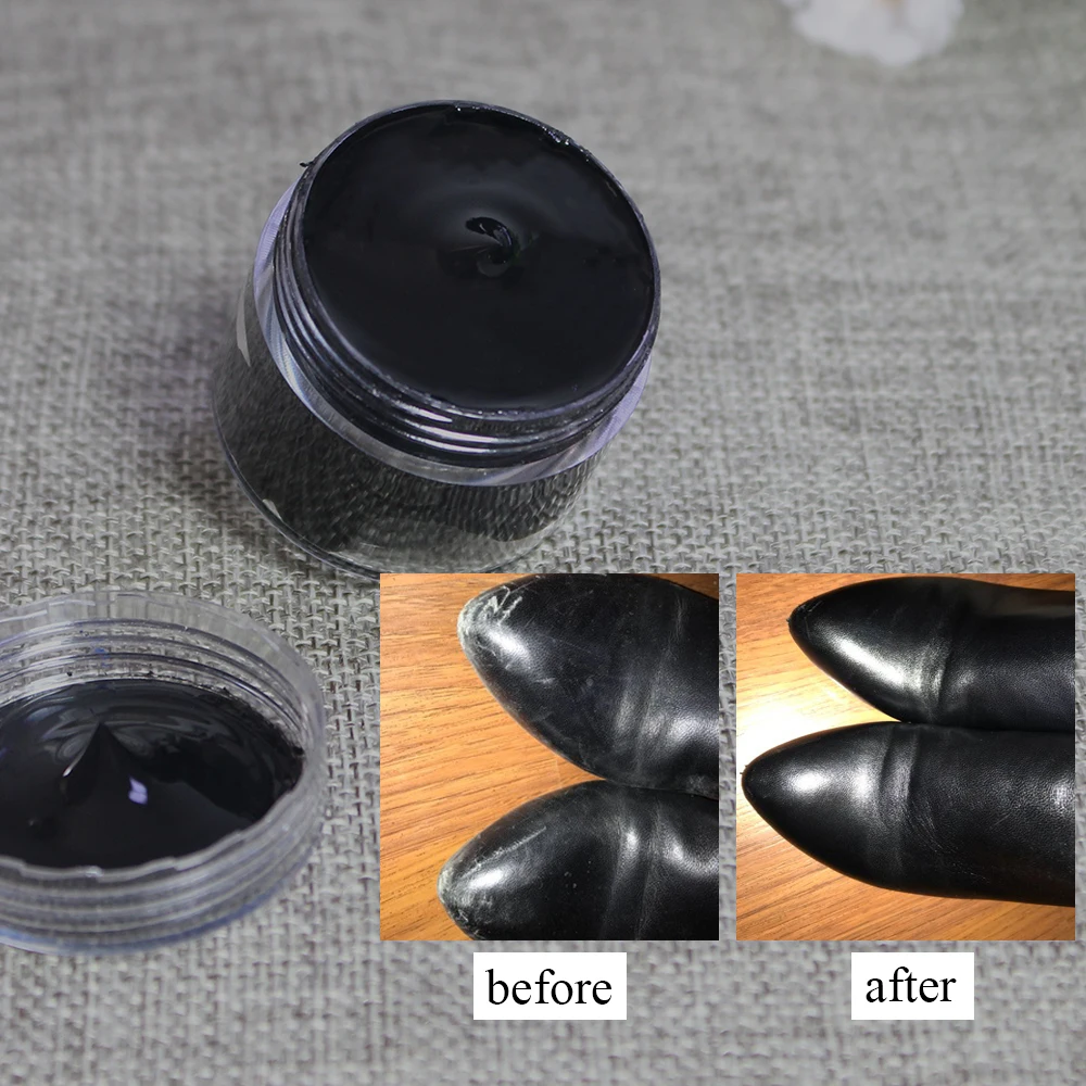 Black Leather Care Paint Leather Repair Paste Shoe Cream for Sofa Car Seat  Scratch Crack Restoration Leather Coloring Paint