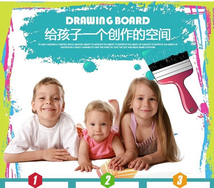 Drawing Board 6-Year-Old Large Size Small Blackboard 1-3 Years Old Kids CHILDREN'S Ultra-Children's Painting Infants Copyright A