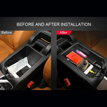 

Storage For BMW X3 G01 2018 Center Console Parts Armrest Organizer Tray Case Container Practical 1X Lightweight