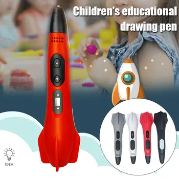 

3D Pen for Kids Easy to Use Educational Toys for Kids Durable Cute Shaped Pens FKU66