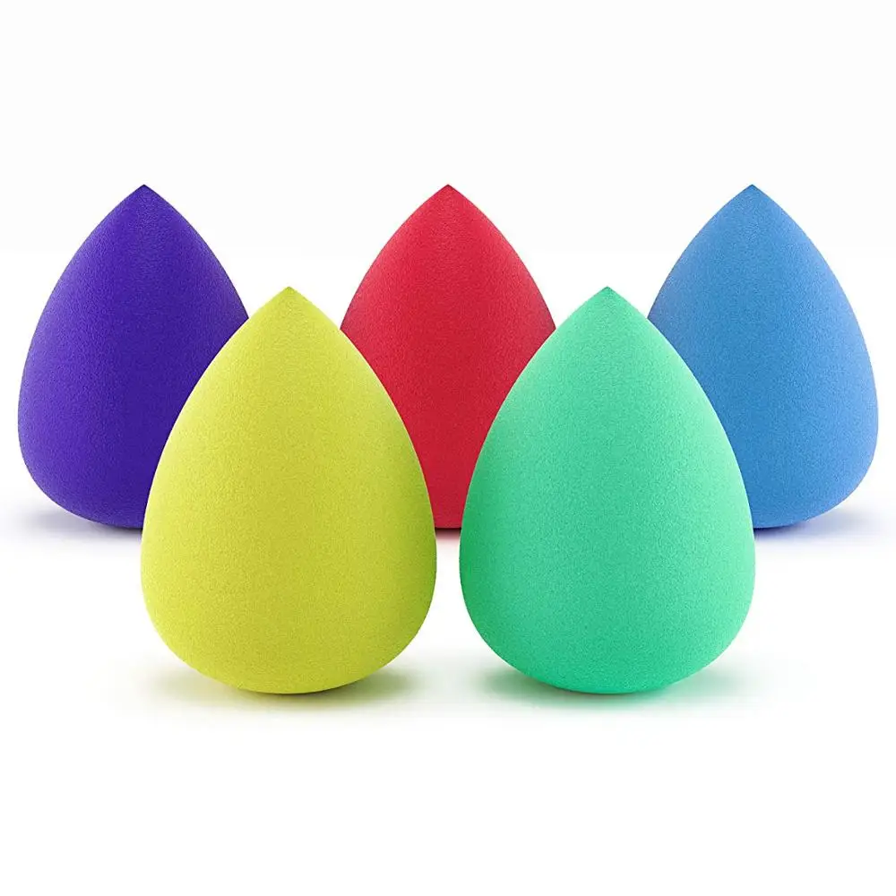 

10pcs Multi Colors Mini Makeup Sponge Water Drop Shape Foundation Blender Cosmetics Powder Puff Cream Blending Cosmetic Sponge