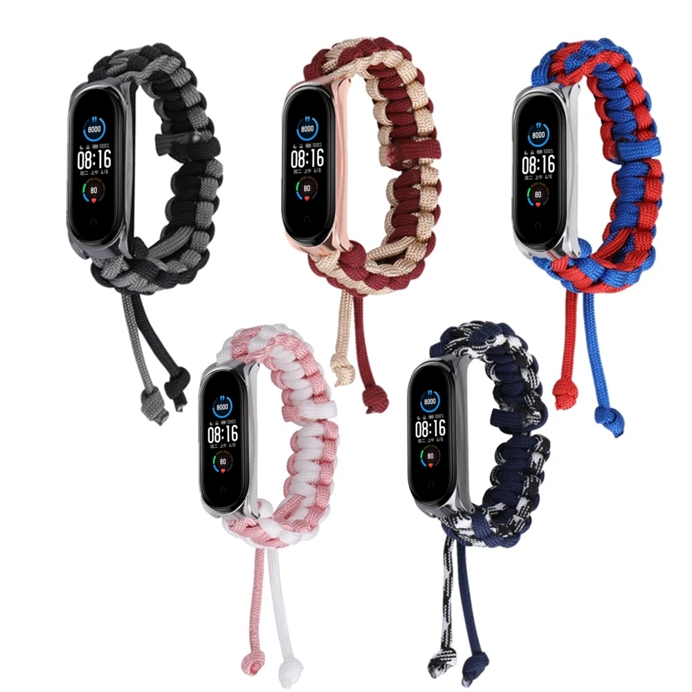 Rope Strap Xiaomi Mi Band 5 4 3/5 Smart Wristband Wo Case - AliExpress