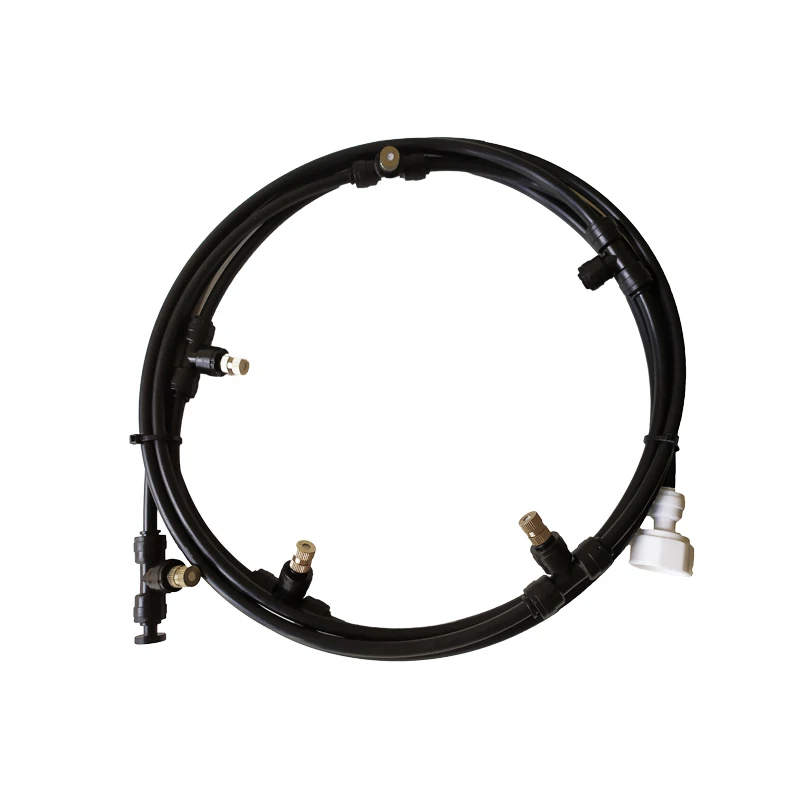 Sprinkler Irrigation Black 6-18 Meters Garden Electric Pump  Mist Spray System Nebulizer water mist nozzle Irrigation