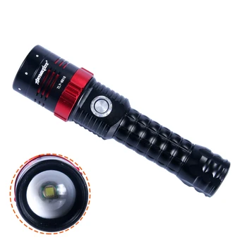 

Adjustable Focus 18650 Waterproof Flashlight T6 LED Lamp Torch Light Aluminum Alloy Rotating Zoom 10000LM T6 Magnet Lamp