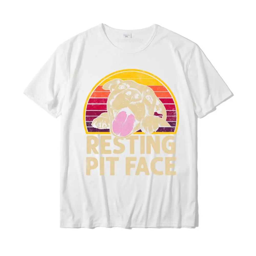 Printed On Thanksgiving Day 100% Cotton Fabric Crew Neck Tops Tees Short Sleeve Normal Tee Shirts Coupons cosie Tshirts Dog Pitbull Resting Pit Face Funny gift For Pitbull Lovers Pullover Hoodie__MZ16214 white