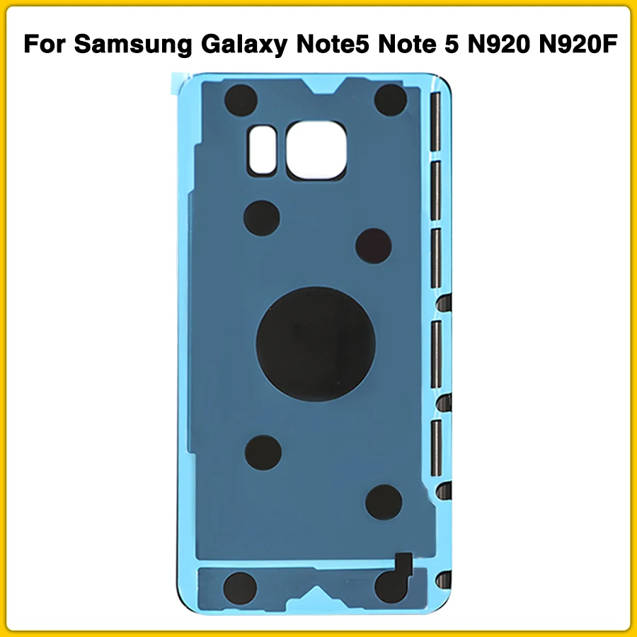 10 шт. чехол на заднюю панель для samsung Galaxy Note5 Note 5 N920 N920F, крышка на батарейку, задняя крышка на шасси, Запасное стекло