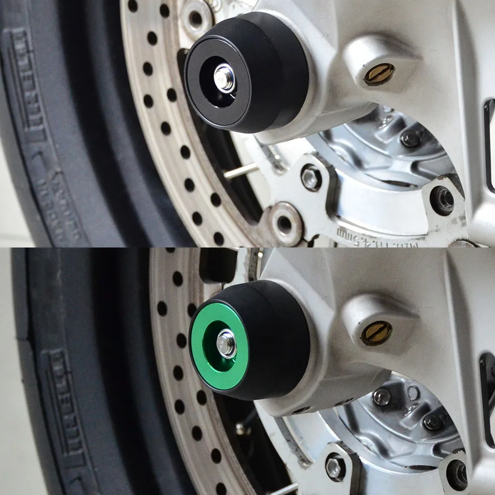 Для Kawasaki ER-6N ER6N ER 6N ER-6F NINJA650 NINJA 650 NINJA-650 ЧПУ передняя ось вилка колеса слайдер Крушение падение протектор