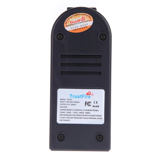 TrustFire TR-002 одноканальный Многофункциональный Универсальный Батарея Зарядное устройство для 10440 14500 17670 18500 18650 литий-ионные аккумуляторы