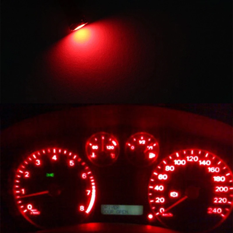 10x T4.7 индикатор приборной панели света Нео Клин Led панель переменного тока инструмент переключатель радио лампа для контроля климата для Dodge Ram 1500