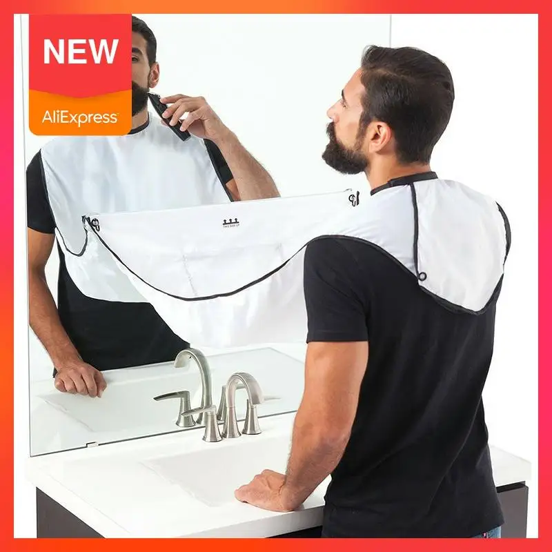 Shaver-Holder Apron-Care Bathroom-Organizer Clean-Hair Adult Bibs Beard Shaving Male