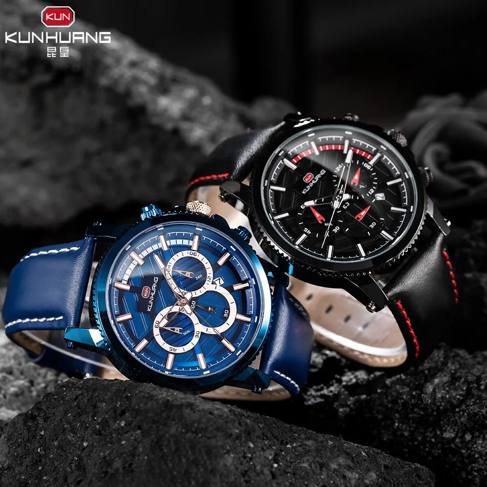 

Kun Wong Card Night Light Sports MEN'S Watch 2019 New Style Quartz MEN'S Watch Japan Wrist Watch