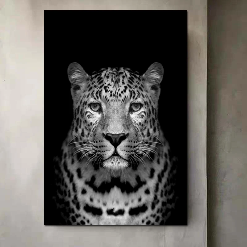 

Leopard Art Canvas Poster Nordic Decorative Picture Painting Modern Wall Art Canvas Painting Home Decor Animal Art Prints