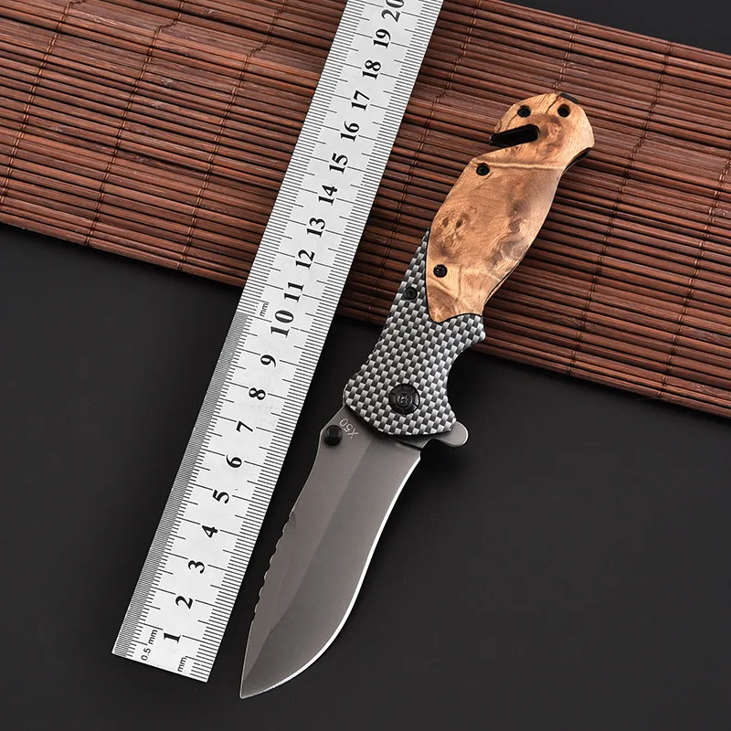 

Zhenduo Folding Knife Outdoor Folding Knife Camping Outdoor Knife Survival Knife Wild Edged Survival Knife