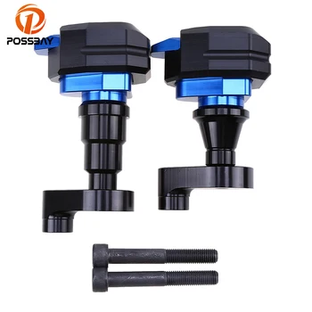 

POSSBAY Falling Protectors Motorcycle Frame Slider Anti Crash Pad Protector Motocross For Yamaha R6 Cafe Racer 2008-2016