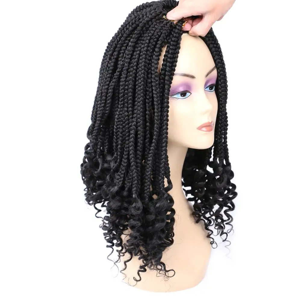 Mtmei волосы 18 дюймов 22 Virgin Hair (упаковка коробка косы на крючке вьющиеся