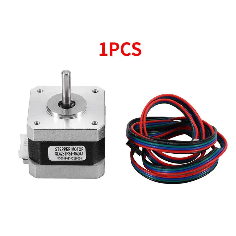 cheap Metal Stepper Motors For 3D Printer CNC Reprap Stepper Motors Replacement 1.8 Degree Metal 42x42x34mm
