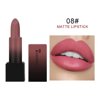 

12 Colors Matte Lipsticks Waterproof Lipstick Lip Sticks Cosmetic Easy To Wear Matte Lip Makeup Lipstick Maquillaje TXTB1