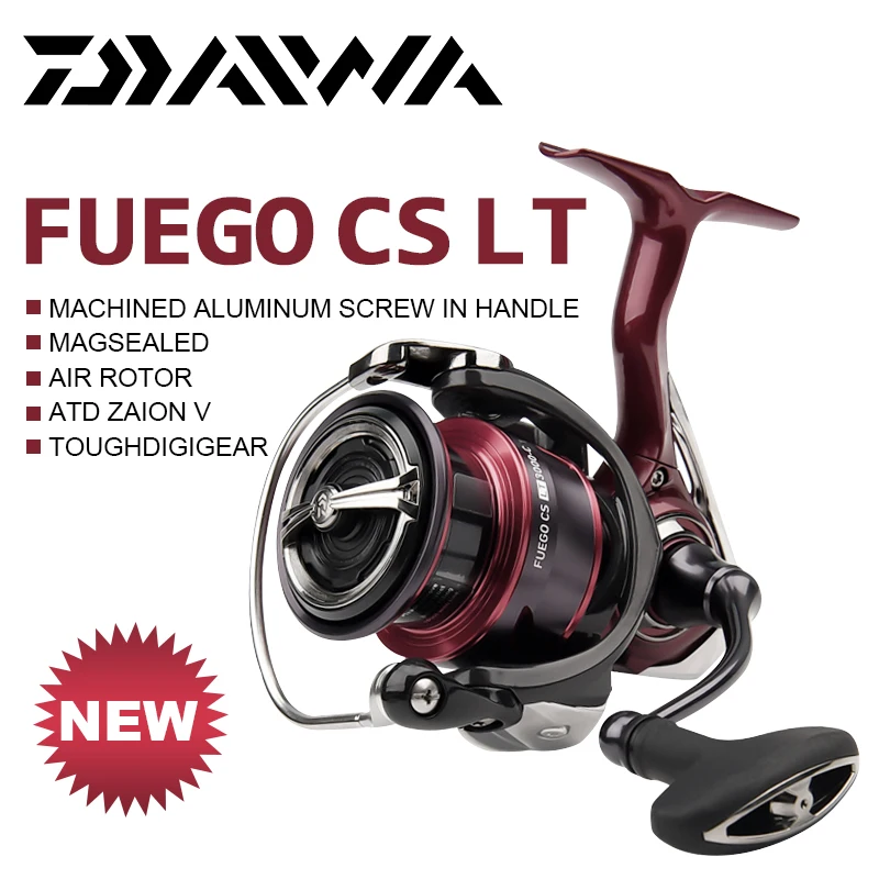 Оригинальная Новинка 2021 DAIWA FUEGO CS LT рыболовные спиннинговые Катушки 2000-6000