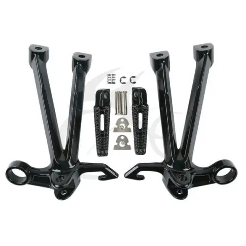 

Motorcycle Rear Footrest Foot Pegs Bracket Set For SUZUKI GSXR1000 2007-2008