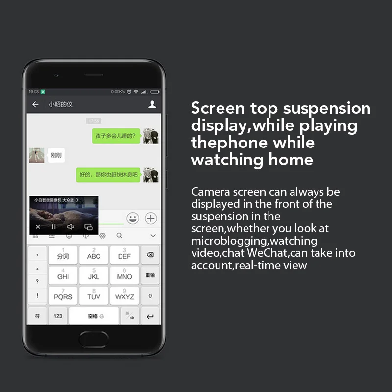 Xiaobai смарт камера популярной Версии 1080P HD беспроводная Wifi инфракрасная ночного