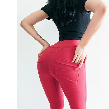 

2020 green push up yoga pants jogging femme high waist workout sport booty leggings fitness clothing cute sport gym tights