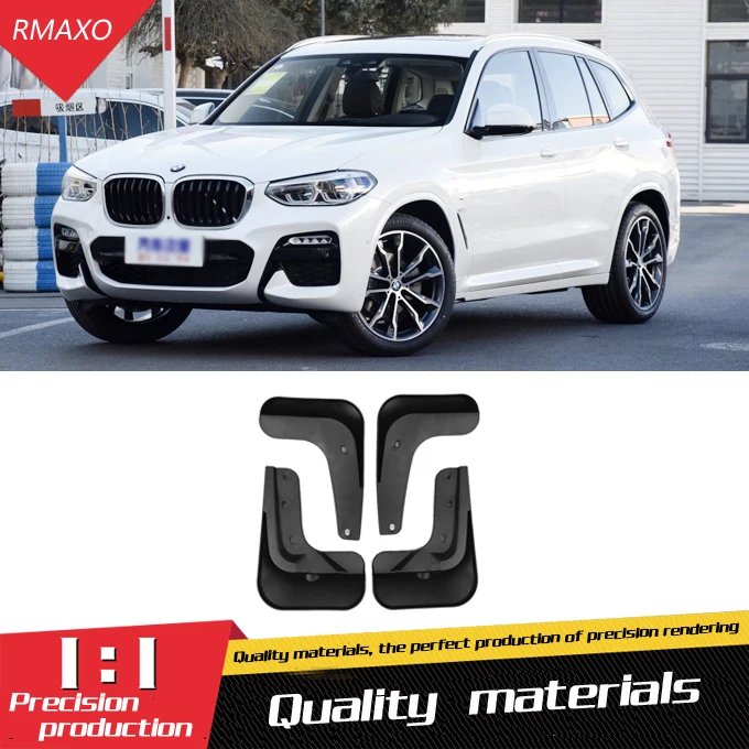 Для BMW X3 2018 Брызговики передние с цветом и задним брызговиком крыло брызговиков