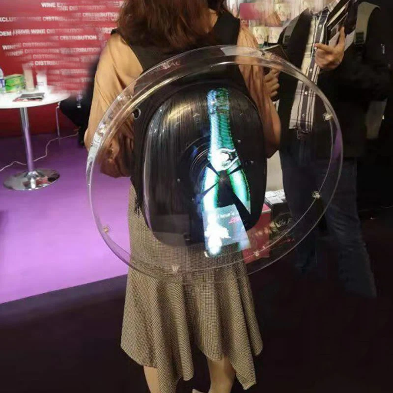 3D Holographic Advertising Backpack Sports Outdoor Advertising Display Screen Bag 50CM 60CM 42CM Holographic Player Cover Bags