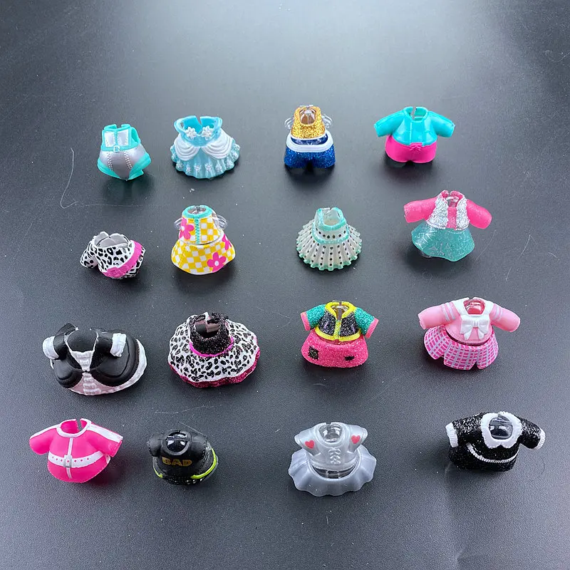 L O L ¡Sorpresa! Ropa Original para recién llegadas, accesorios de ropa, traje de vestido para LOL de 8 cm, muñecas hermanas grandes, juguete para chico, 1 ud.