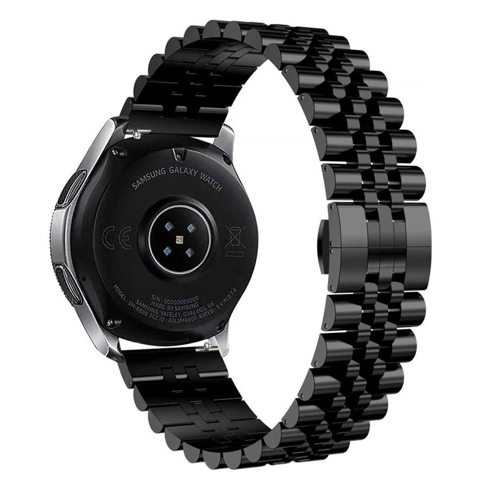 Для samsung Galaxy Watch, 46 мм, полосы, 22 мм, нержавеющая сталь, бизнес-браслет correa, для gear S3, Классический Frontier, ремешок на запястье