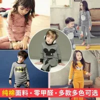 Стильный хлопковый комплект нижнего белья с человеком-пауком для мальчиков Детский хлопковый трикотажный спортивный костюм Детская Пижама с рисунком