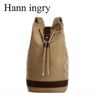 

Wear-Resistant Canvas Shoulder Backpack For Men & Women Mountaineering Outdoor Comfortable Multi-Functional Large Pocket H238D