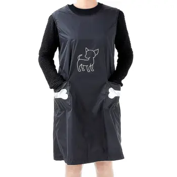 

Cat Dog Bathing Shearing Apron Pet Shop Clothes Beautician Overalls Anti-stick Hair Anti-splash Sleeveless Aprons K4UA