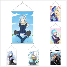 

That Time I Got Reincarnated as a Slime Rimuru Tempest Alloy Scroll Cartoon Comic Scroll Hanging Wall Decor