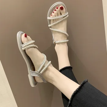 

Comfort Shoes For Women Luxury Sandals Summer Heels 2019 Women's Suit Female Beige Cross Comfort Block Fashion Ladies Gladiator