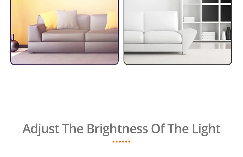 Dimmable светодиодный Wi-Fi умная лампа E27 Домашнее освещение для кухонных шкафов освещение для гостиной Совместимо с Google Home Alexa