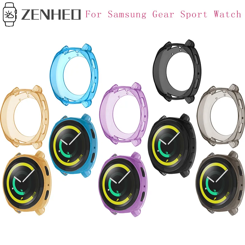 

New TPU Watch Protector Case Cover For Samsung Gear Sport Smart Watch Removable Replacement TPU Protector Case Cover Shell