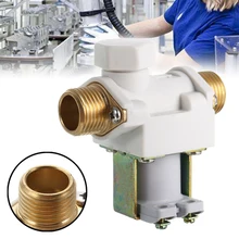 AC 220 V водный Воздух N/C нормально закрытый открытый электромагнитный нагнетательный клапан 1/" Электрический электромагнитный клапан для сада разбрызгиватель садовый