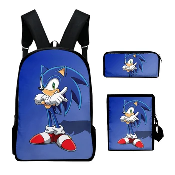 

Fashion Cartoon Hedgehog Backpack Children Schoolbag Teen Backpack Boy Girl Anime Schoolbag Boy Girl School Schoolbag
