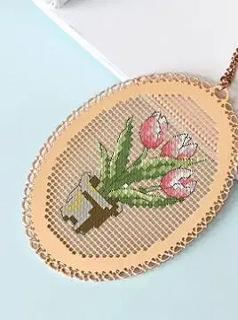 Цветы 2 DIY ремесло Стич вышивки крестом металлическая Закладка серебро Золотой Рукоделие Вышивка ремесла счетный крест-Набор для вышивки - Цвет: Другое