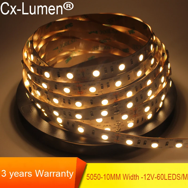 

RGB LED Strip Light 5050 2835 DC12V Neon Ribbon Waterproof Flexible LED Diode Tape 60LEDs/m 5M 12V LED Strip for Home Decoration