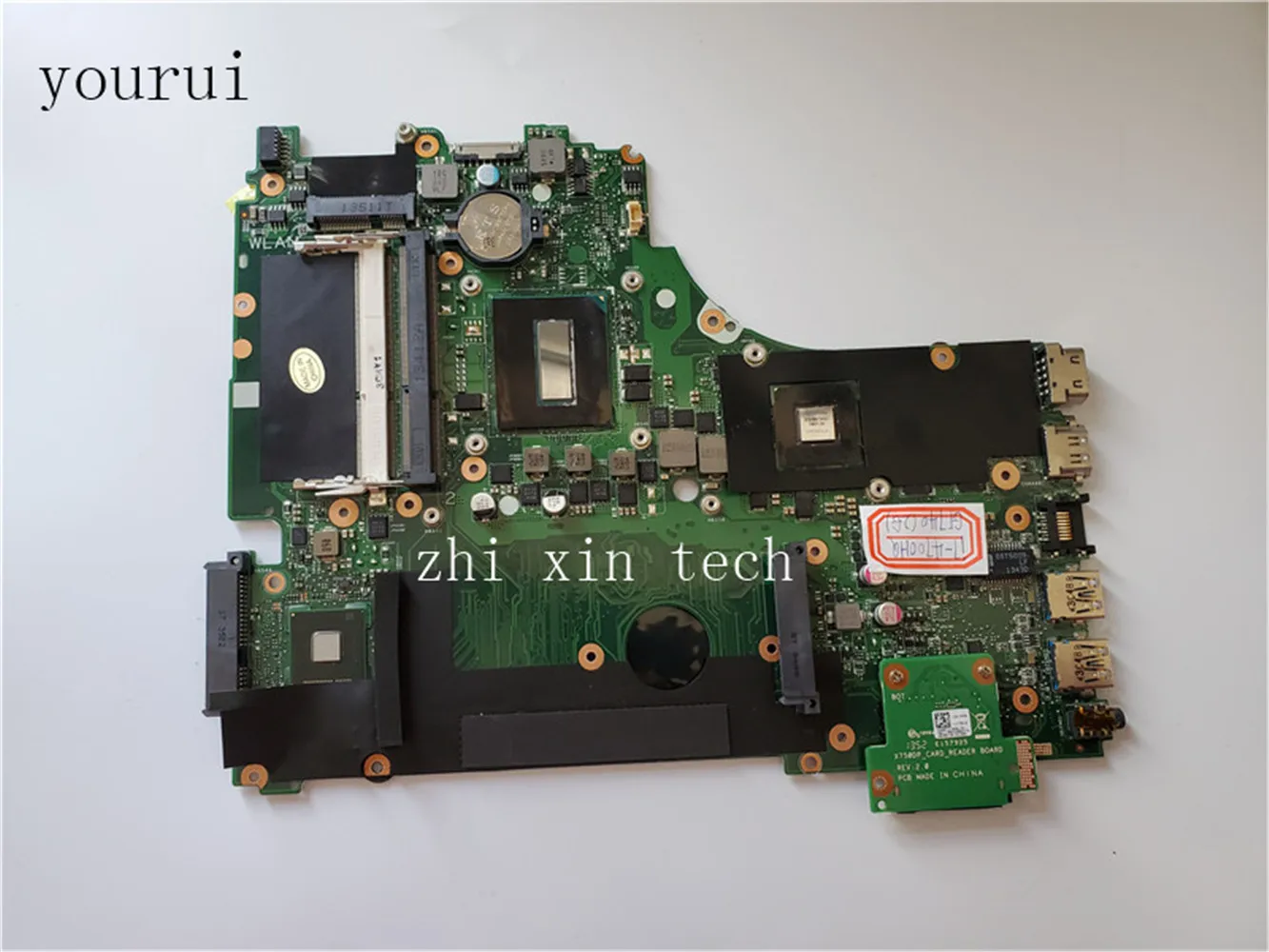 

yourui For ASUS X750J X750JB Laptopmotherboard with i7-4700HQ CPU GT740 2GB Fully Test ok