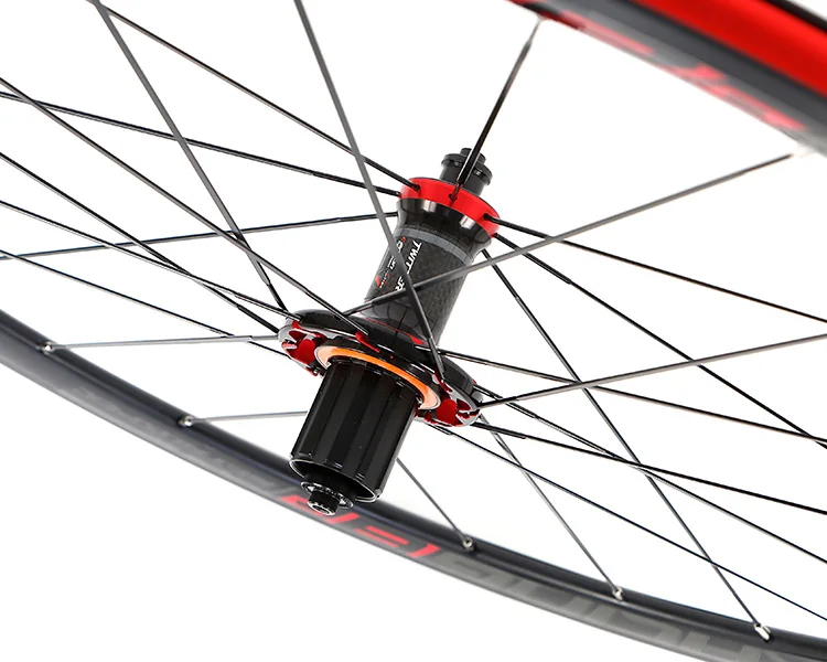 Flash Deal ultra-light carbon fiber hub 700C road bike wheels 36mm wheelset 4 sealed bearing alloy rim colorful reflective wheels 4