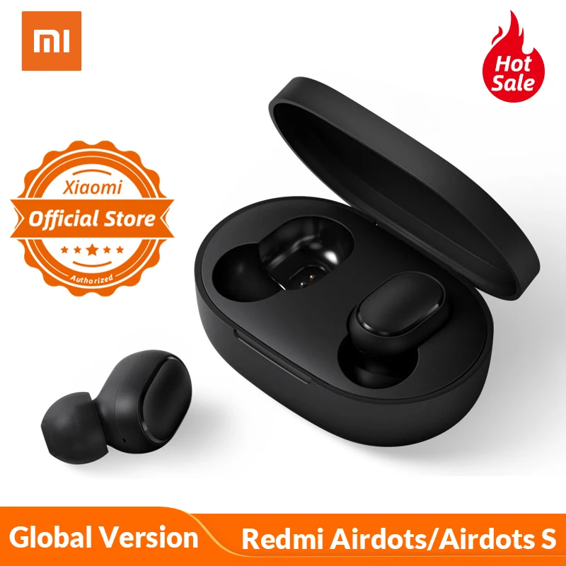 Оригинальные наушники Xiaomi Mi Redmi AirDots/AirDots S Bluetooth 5 0 Беспроводные стереонаушники с